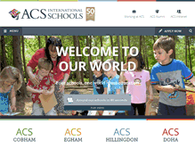 Tablet Screenshot of acs-schools.com